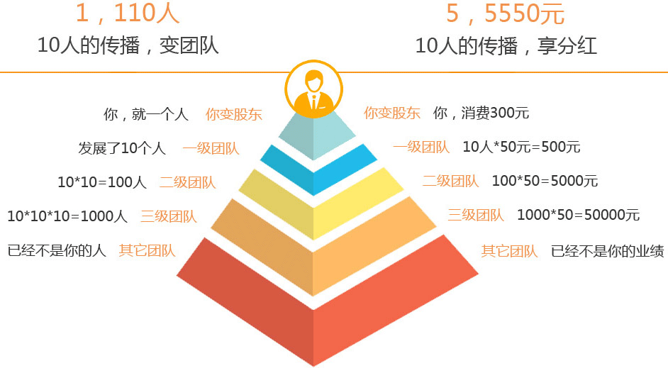 一次的消费变股东，10人的传播大分红